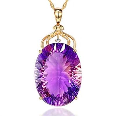 May polly Fashionable new full diamond micro plated 18K Gold Diamond Crystal Necklace Lightinthebox