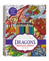 Hinkler Kaleidoscope Colouring Dragons Dinosaurs Robots And More