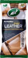Turtle Wax Wax Luxe Laether Cleaner & Conditioner Wipes 24Wipes