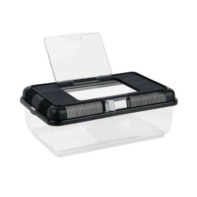 Trixie Transport And Feeding Box Black - 38X14X24Cm