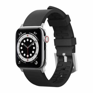 Elago Premium Fluoro Rubber Strap for Apple Watch 40mm Black (Compatible with Apple Watch 38/40/41mm)