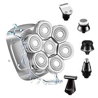 Multifunctional Electric Shaver For Men's 6-In-1 Electric Shaver Shaver Shaver Shaver And Bald Head Machine Lightinthebox - thumbnail