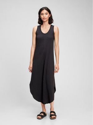 U-Neck Sleeveless Midi Dress U-Neck Sleeveless Midi Dress
