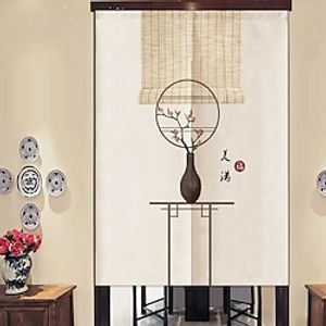 Japanese Noren Curtain Door Cover Doorway Curtain Panel Traditional Chinese Printed Door Tapestry Room Divider Curtains for Kitchen Sushi Bathroom Livingroom Bedroom miniinthebox