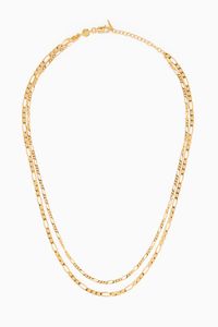 Filia Double Chain Necklace in 18kt Gold-Plated Sterling Silver