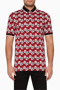 All-Over D&G Print Polo Shirt