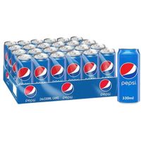 Pepsi Diet Regular Can 330ml Pack of 24