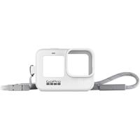 GoPro Silicone Sleeve | Lanyard | White Color | ADSST-002