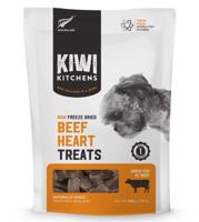 Kiwi Kitchens Raw Freeze Dried Beef Heart Dog Treats 225G