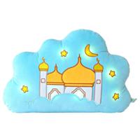 Hilalful Sky Mosque Talking Quran Pillow - Blue - thumbnail