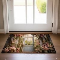 Flower Boutique Doormat Non-Slip Oil Proof Rug Indoor Outdoor Mat Bedroom Decor Bathroom Mat Entrance Rug Door Mat Lightinthebox - thumbnail