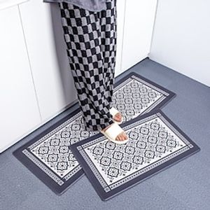 Anti Slip Oil Proof Pvc Bohemian Kitchen Carpet Thickened Door Mat Rebound PU Floor Mat Washable Pad Lightinthebox