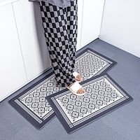 Anti Slip Oil Proof Pvc Bohemian Kitchen Carpet Thickened Door Mat Rebound PU Floor Mat Washable Pad Lightinthebox - thumbnail
