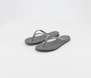 Kids Girls You Metallic Sandals  Steel Gray