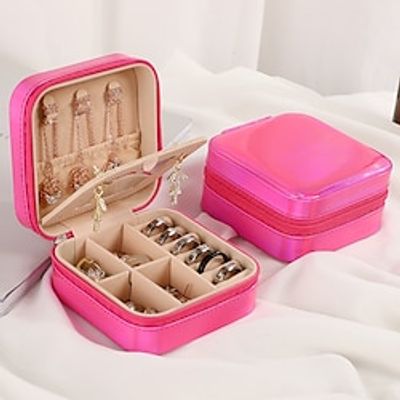 1PC Jewelry Box Waterproof Portable Mini Multifunctional Fabric For Women's Casual Portable Lightinthebox