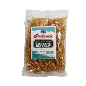 Peacock Sago Stick Red Chilly 200gm