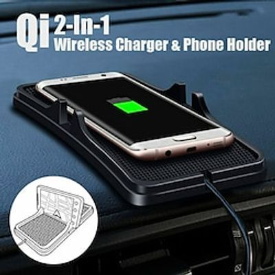 Car Mobile Phone Wireless Charging Stand Universal Car Mobile Phone Holder Car Wireless Charging Anti-slip Mat Lightinthebox