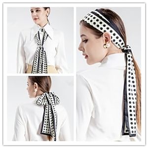 1pc Women's Headbands Bandana Hair Scarf For Street Gift Daily Holiday Head Classic Fabric White Blue Pink Lightinthebox