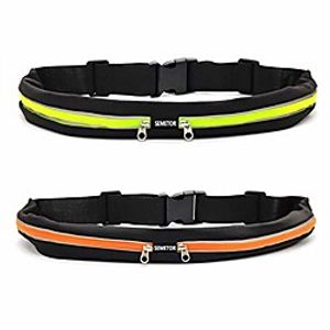 running belt - 2 pieces running hip bag for mobile phone, water-repellent belt bag, waist bag with double pockets for training in the gym, sports, cycling, running, traveling and outdoor activities Lightinthebox