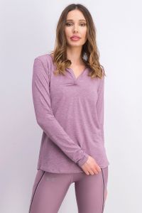 Womens Recovery Long Sleeves Top  Mauve
