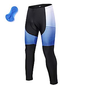 21Grams Men's Cycling Tights Spandex Bike Tights Quick Dry Moisture Wicking Sports Stripes Blue Mountain Bike MTB Road Bike Cycling Clothing Apparel Bike Wear  Stretchy  Athleisure Lightinthebox