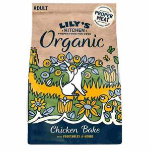 Lily's Kitchen Organic Chicken Bake With Vegetable & Herb Adult Dry Dog Food 1Kg