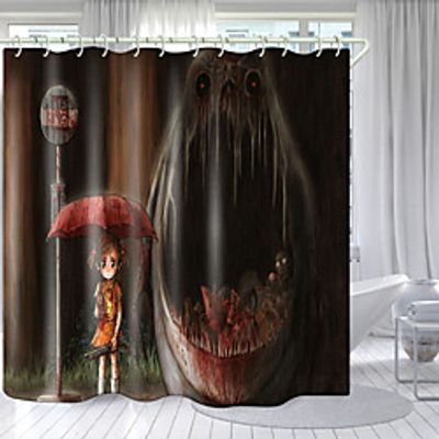 Halloween Horror Bloody Series Digital Printing Shower Curtain Shower Curtains  Hooks Modern Polyester New Design Lightinthebox