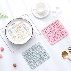 1Pc English Alphabet Chocolate Silicone Mold Lightinthebox