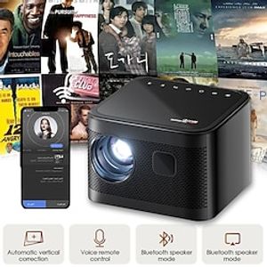 Factory Outlet Y8 LCD Projector Built-in speaker Auto focus WIFI Projector Keystone Correction 1080P (1920x1080) 180 lm Android 9.0 Compatible with HDMI USB Lightinthebox