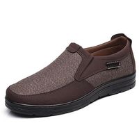 Men Fabric Splicing Casual Shoes