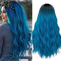 Wigs for Women Long Wavy Colorful Hair Wig for Halloween Party Costume M052RB Lightinthebox - thumbnail