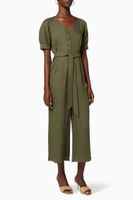 Nora Linen Jumpsuit - thumbnail