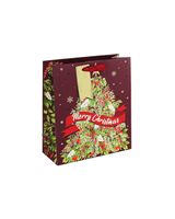 Eurowrap Traditional Medium Gift Bag Embossed Foil Finish 32700-3C