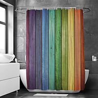 Waterproof Fabric Shower Curtain Bathroom Decoration and Modern and Classic Theme Lightinthebox - thumbnail