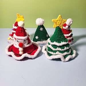 Hats Cute Christmas Accessories Knitted Headwear New Year's Holiday Party Handmade Neck Lightinthebox