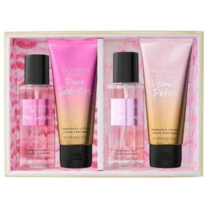 Victoria's Secret Pure Seduction (W) 125Ml Body Mist+100Bl+Velvet Petals 125Ml Mist+100Ml Bl Travel Set