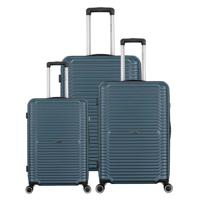 PARA JOHN TOP-Tier 3-Piece Luggage Set: Sleek ABS + PC Shell, Effortless Glide with 8 Spinner Wheels - SKY BLUE