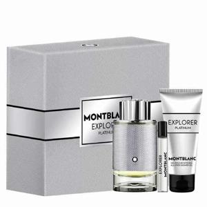 Mont Blanc Explorer Platinum (M) Set Edp 100Ml + Edp 7.5Ml + All-Over Shower Gel 100Ml