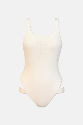 Womens Cutting Edge One Piece Swimsuit  Ivory