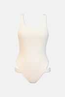 Womens Cutting Edge One Piece Swimsuit  Ivory - thumbnail