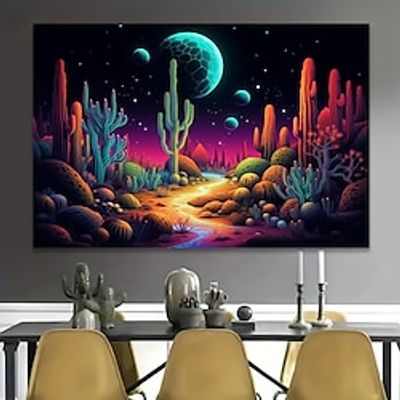 Landscape Wall Art Canvas Fantasy Desert Prints and Posters Pictures Decorative Fabric Painting For Living Room Pictures No Frame miniinthebox