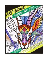 Crayola Art With Edge Animal Ink Doodle Activity Book
