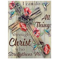 1pc Words DIY Diamond Painting Cross and Words Diamond Painting Handcraft Home Gift Without Frame miniinthebox