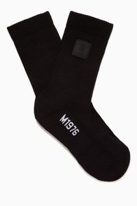 1976 Logo Plate Cotton Socks