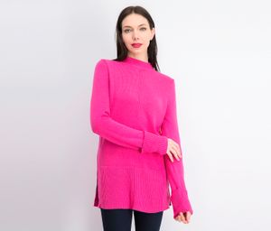 Womens Sides Slit Sweartshirt  Pink