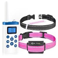 Shock Collar with Remote Automatic Bark Collar for Large Dogs Auto Bark Collar with IP67 Waterproof Electric Collar with 2 Replacement Straps (Blue) Lightinthebox - thumbnail