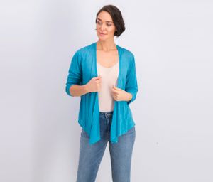 Womens 4-Way Lightweight Cardigan  Turquoise