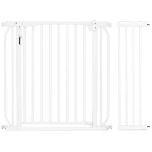 Baby Safe - Metal Safety LED Gate With 20cm Extension - White BS_CM_LMG20WH