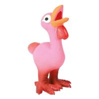 Trixie Latex Hen Dog Toy - Pink - 14CM