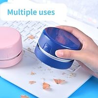 Mini Round Computer Keyboard Desktop Mini Portable Office And Home Vehicle Car Vacuum Cleaner Lightinthebox - thumbnail